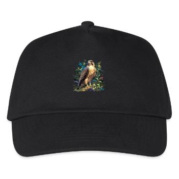 Falken Falke - Kinder Basecap - Schwarz - Vorne