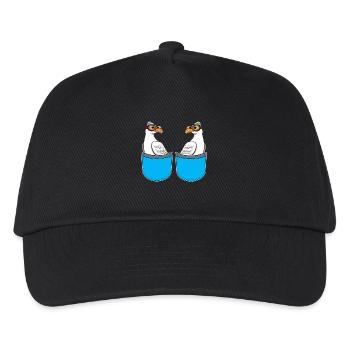 Sailors Seagulls Maritime Sailors - Kids’ Baseball Cap - black - Front
