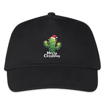 Cactus de Noël Cactus Cactus - Casquette de baseball Enfant - noir - Devant