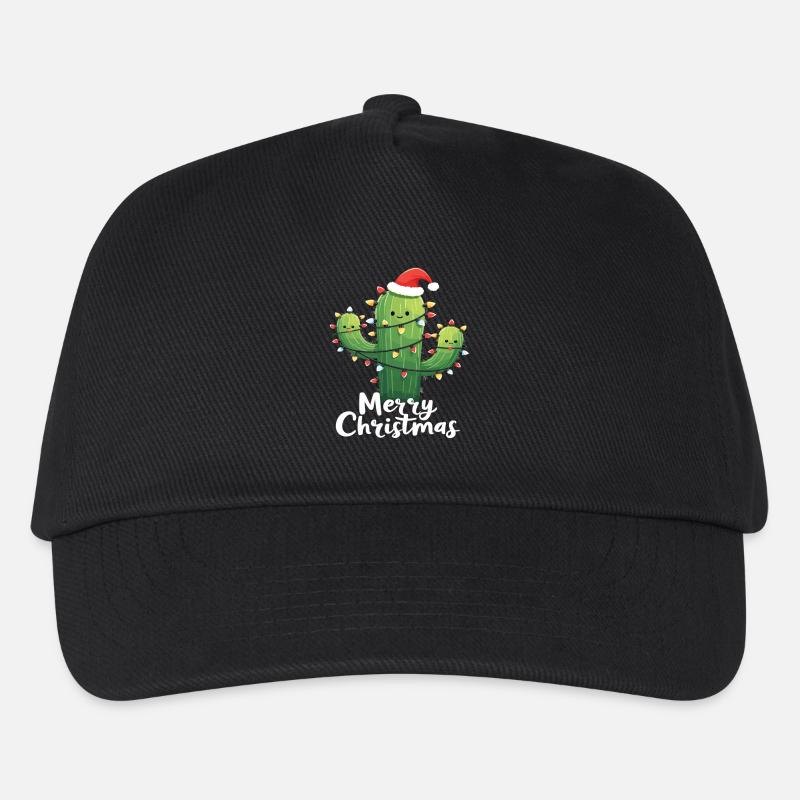 Kaktus Weihnachten Weihnachtskaktus Kakteen - Kinder Basecap - Schwarz