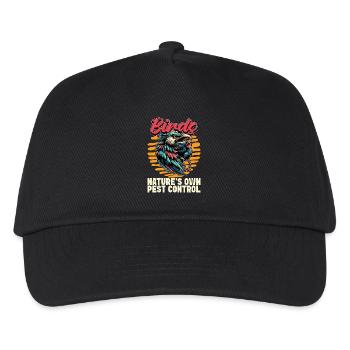 Bird Enthusiast Birds Nature's Own Ornithologist - Kids’ Baseball Cap - black - Front