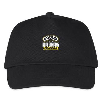 Sports Grandpa Rope Jumping Grandpa - Kids’ Baseball Cap - black - Front