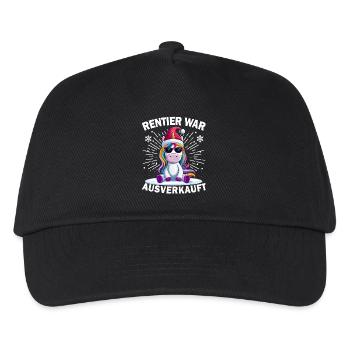 Renne a été vendu Licorne Noël - Casquette de baseball Enfant - noir - Devant