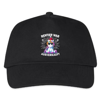 Renne a été vendu Licorne Noël - Casquette de baseball Enfant - noir - Devant