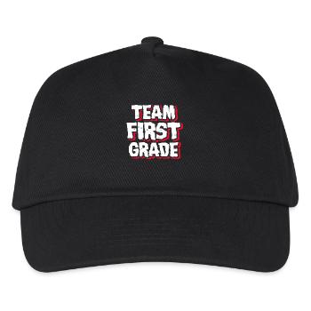 1st Grade Teacher Team First Grade - Kids’ Baseball Cap - black - Front