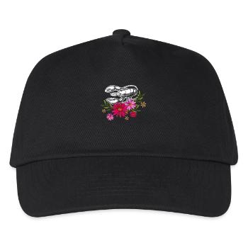 Lobster With Flowers - Kids’ Baseball Cap - black - Front