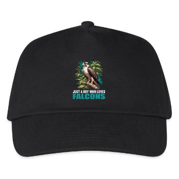 Falcon Falcon - Kids’ Baseball Cap - black - Front