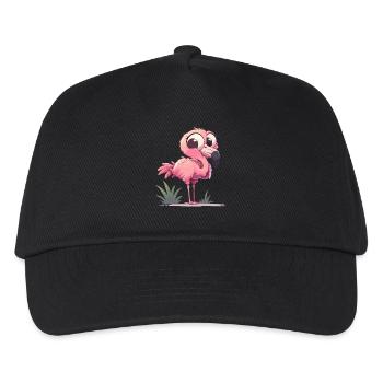 Flamingos Flamingo - Kids’ Baseball Cap - black - Front
