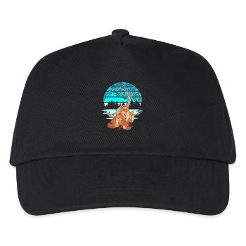 Fox Foxes Nature Nature Lover Children Child - Kids’ Baseball Cap - black - Front