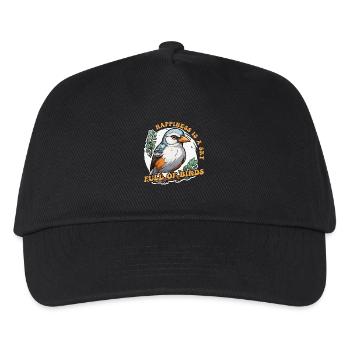 Bird Enthusiast Happiness Is A Sky Ornithologist - Kids’ Baseball Cap - black - Front