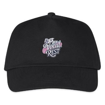 I'm On Vocal Rest 4 - Kinder Basecap - Schwarz - Vorne