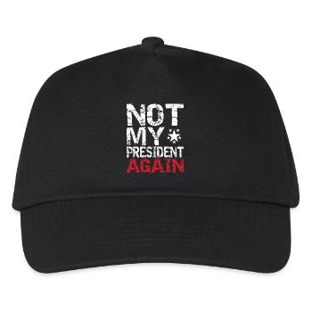 Pas encore mon président. - Casquette de baseball Enfant - noir - Devant