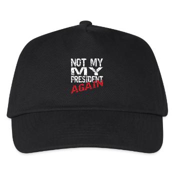Pas encore mon président. - Casquette de baseball Enfant - noir - Devant