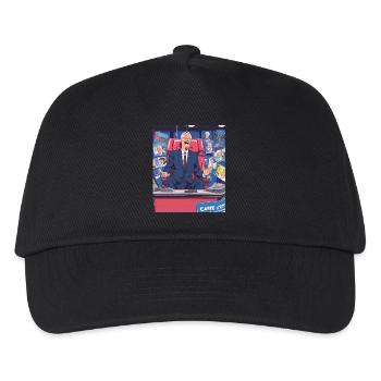 Men's gift, women's, humorous, humorous t-shirt - Kids’ Baseball Cap - black - Front