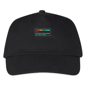 Notriphobia: The fear of a lack of travel - Kids’ Baseball Cap - black - Front