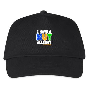 J’ai une allergie aux noix drôle de dicton pour - Casquette de baseball Enfant - noir - Devant