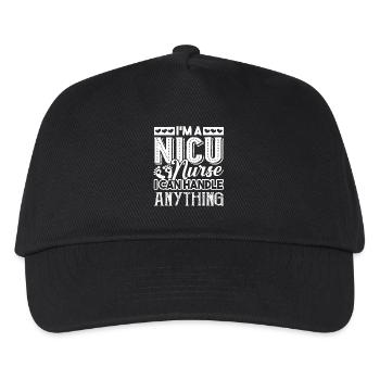 Nicu Nurse I Can Handle Anything - Kids’ Baseball Cap - black - Front