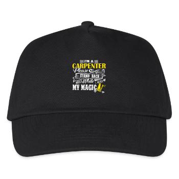 Carpenter I Am A Carpenter - Kids’ Baseball Cap - black - Front