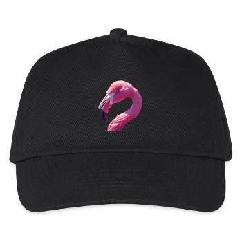 Flamingos Flamingo - Kids’ Baseball Cap - black - Front