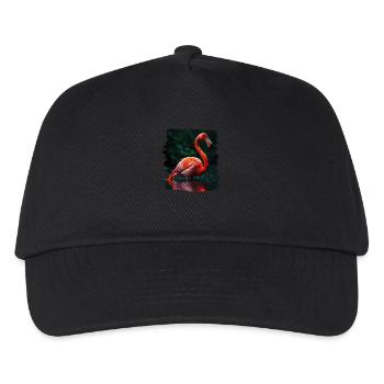 Flamingos Flamingo - Kids’ Baseball Cap - black - Front