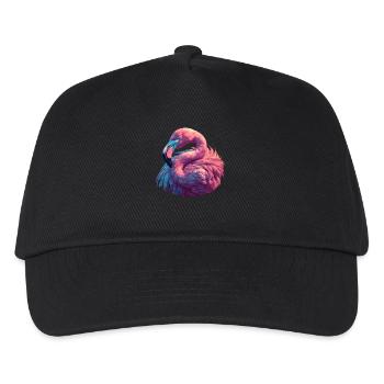 Flamingos Flamingo - Kids’ Baseball Cap - black - Front