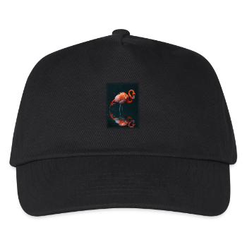 Flamingos Flamingo - Kids’ Baseball Cap - black - Front