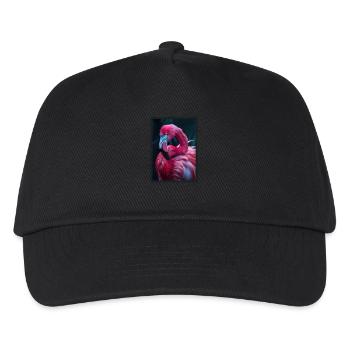 Flamingos Flamingo - Kids’ Baseball Cap - black - Front