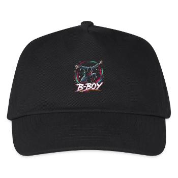 B-Boy Breakdance Breakdancer Hip Hop urbain - Casquette de baseball Enfant - noir - Devant
