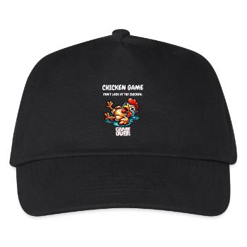Chicken Game - Don't look at the Chicken Game Over - Kids’ Baseball Cap - black - Front