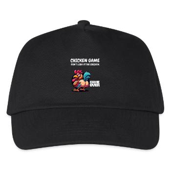 Chicken Game - Ne regardez pas le Chicken Game Over - Casquette de baseball Enfant - noir - Devant