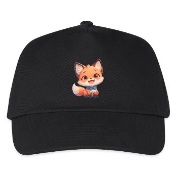 Foxes Fox - Kids’ Baseball Cap - black - Front