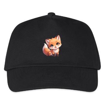 Foxes Fox - Kids’ Baseball Cap - black - Front