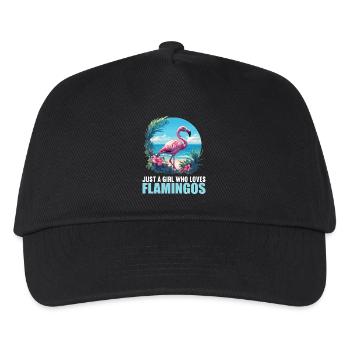Flamingos Flamingo - Kids’ Baseball Cap - black - Front