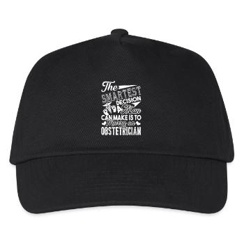Obstetrician Marry An Obstetrician - Kids’ Baseball Cap - black - Front