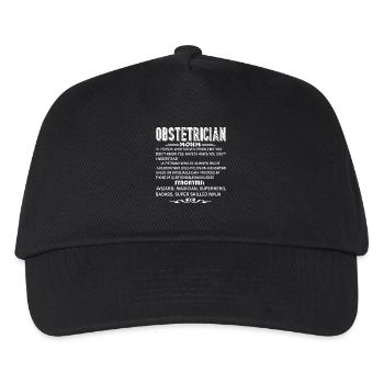 Obstetrician Definition - Kids’ Baseball Cap - black - Front