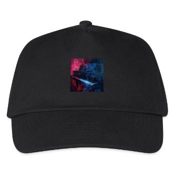 Klavier - Kinder Basecap - Schwarz - Vorne