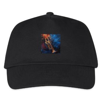 Trumpet - Kids’ Baseball Cap - black - Front