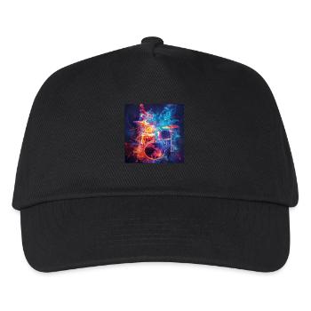 Percussion - Casquette de baseball Enfant - noir - Devant