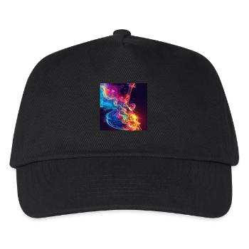 Guitar - Kids’ Baseball Cap - black - Front