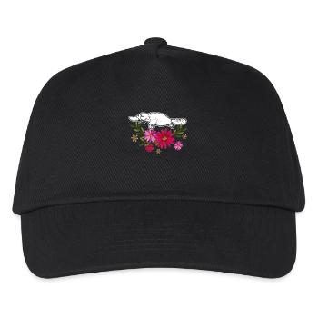 Platypus With Flowers - Kids’ Baseball Cap - black - Front