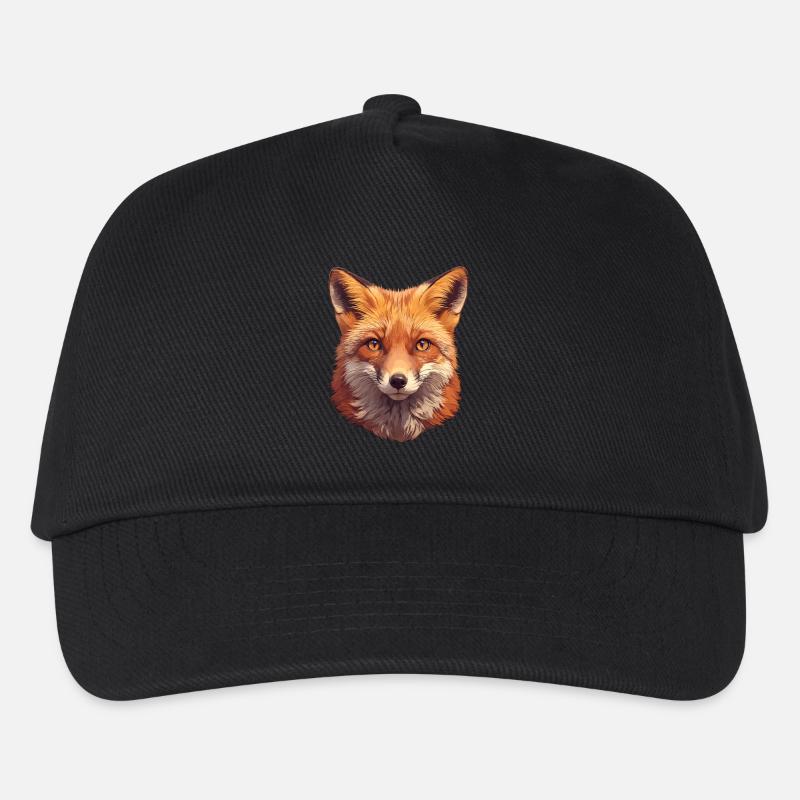 Renards Renard - Casquette de baseball Enfant - noir