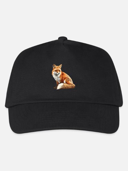 Füchse Fuchs - Kinder Basecap - Schwarz