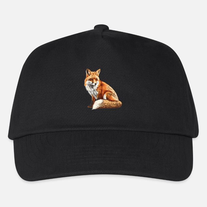 Füchse Fuchs - Kinder Basecap - Schwarz