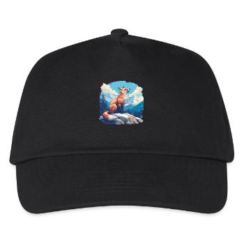 Foxes Fox - Kids’ Baseball Cap - black - Front