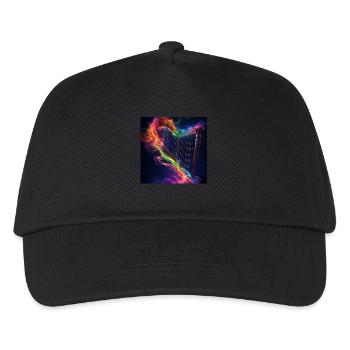 Harfe - Kinder Basecap - Schwarz - Vorne