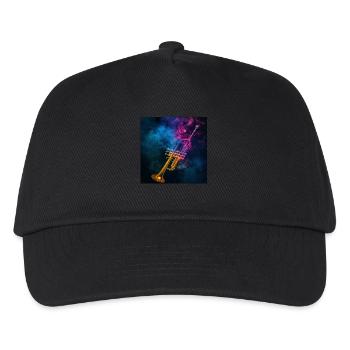 Trumpet - Kids’ Baseball Cap - black - Front