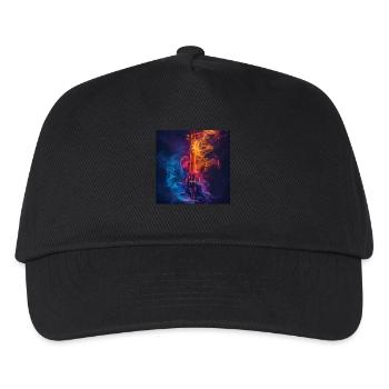 Violon - Casquette de baseball Enfant - noir - Devant