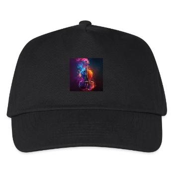 Violon - Casquette de baseball Enfant - noir - Devant