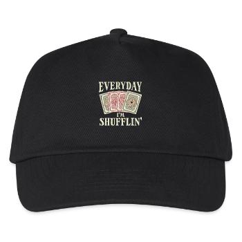 Everyday Cards Shuffle Poker Ace Humor - Kids’ Baseball Cap - black - Front