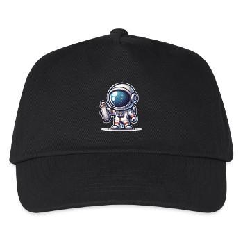 Graffiti Sprayer Astronaut - Kids’ Baseball Cap - black - Front